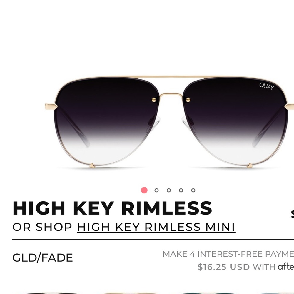 Quay High Key Rimless Mini
